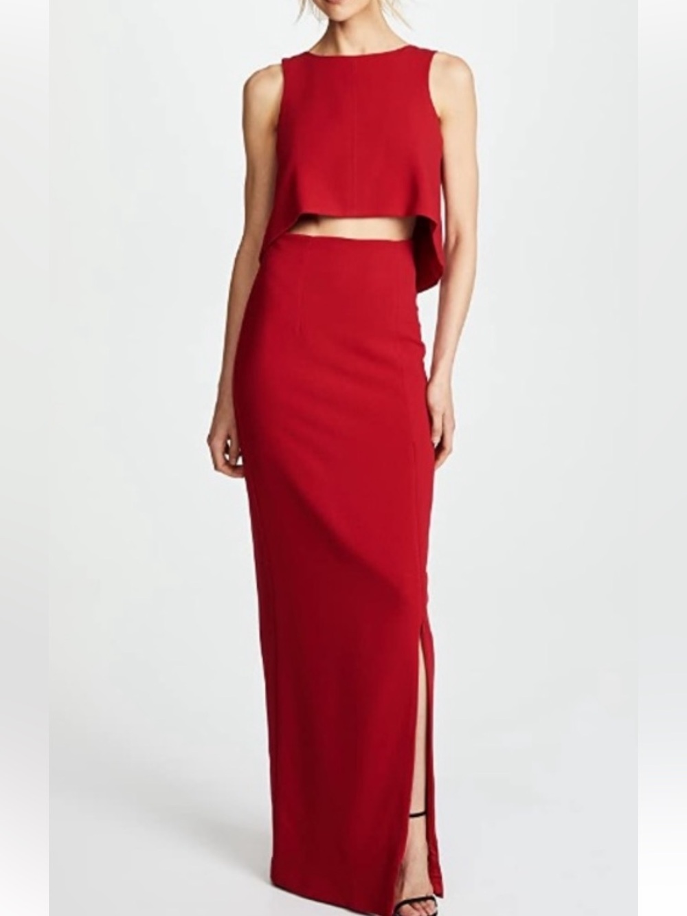 Black Halo Kacie two-piece maxi dress